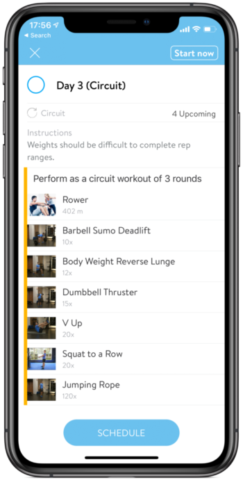 Mobile Workout App
